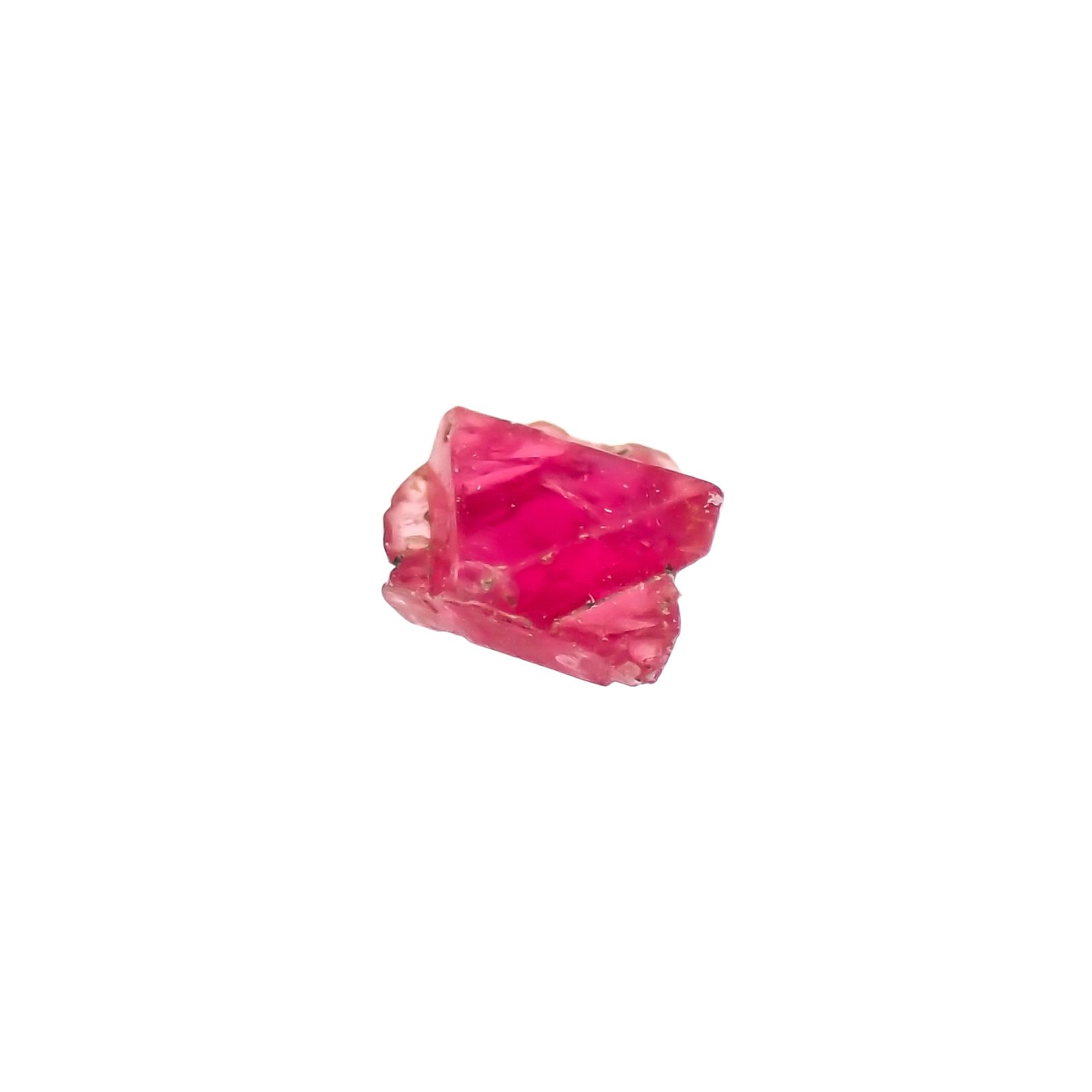ツインクリスタルスピネル(スピネル式双晶）原石 ビルマ産 0.15ct[231124064]3.5x3.4mm前後