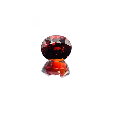 スペサルティンアルマンディンガーネット(宝石名スペサルティン アルマンディン・ガーネット)マダガスカル産 2.05ct 識別済[231023854]7x6mm前後
