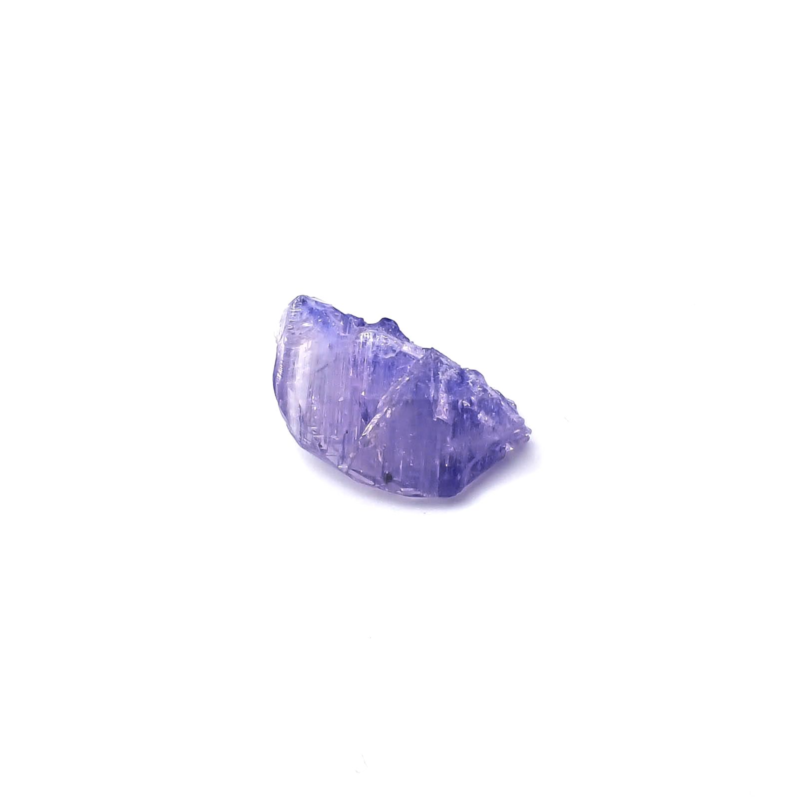 バイカラータンザナイト 非加熱 原石(宝石名バイカラー・ゾイサイト)タンザニア産 9.18ct 識別済[230622315]18.4x9.9mm前後