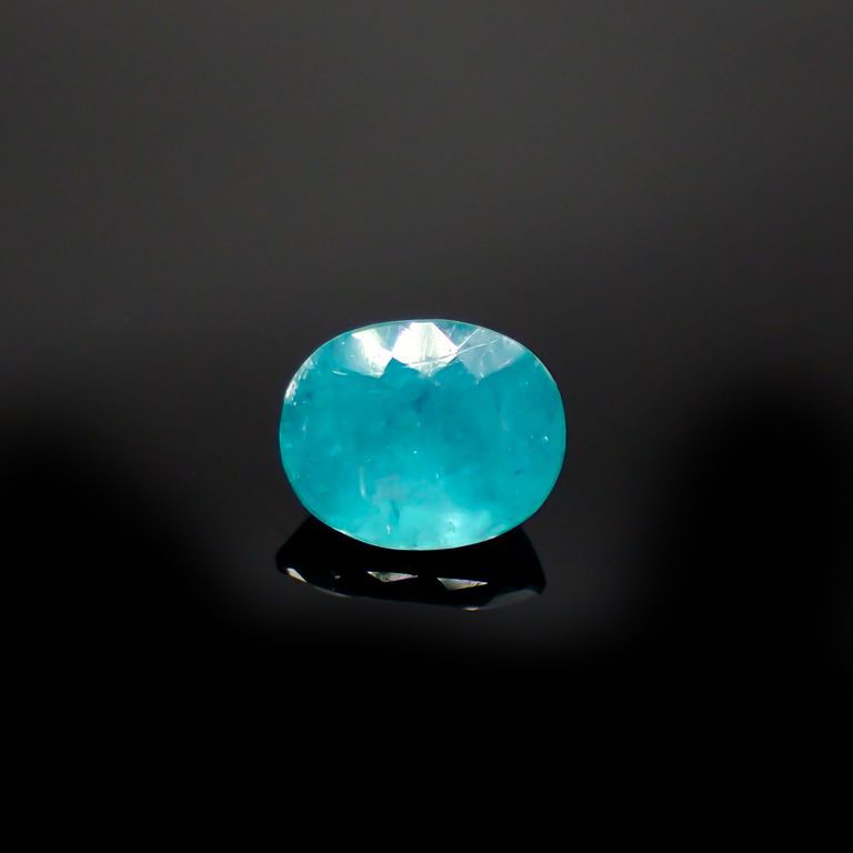 パライバトルマリン ブラジル・バターリャ鉱山産 ルース 1.141ct[210711762]7.3×6mm前後