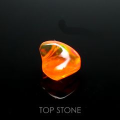 ファイヤーオパール 原石 メキシコ産 0.72ct[220616369]6.1x5.9mm前後