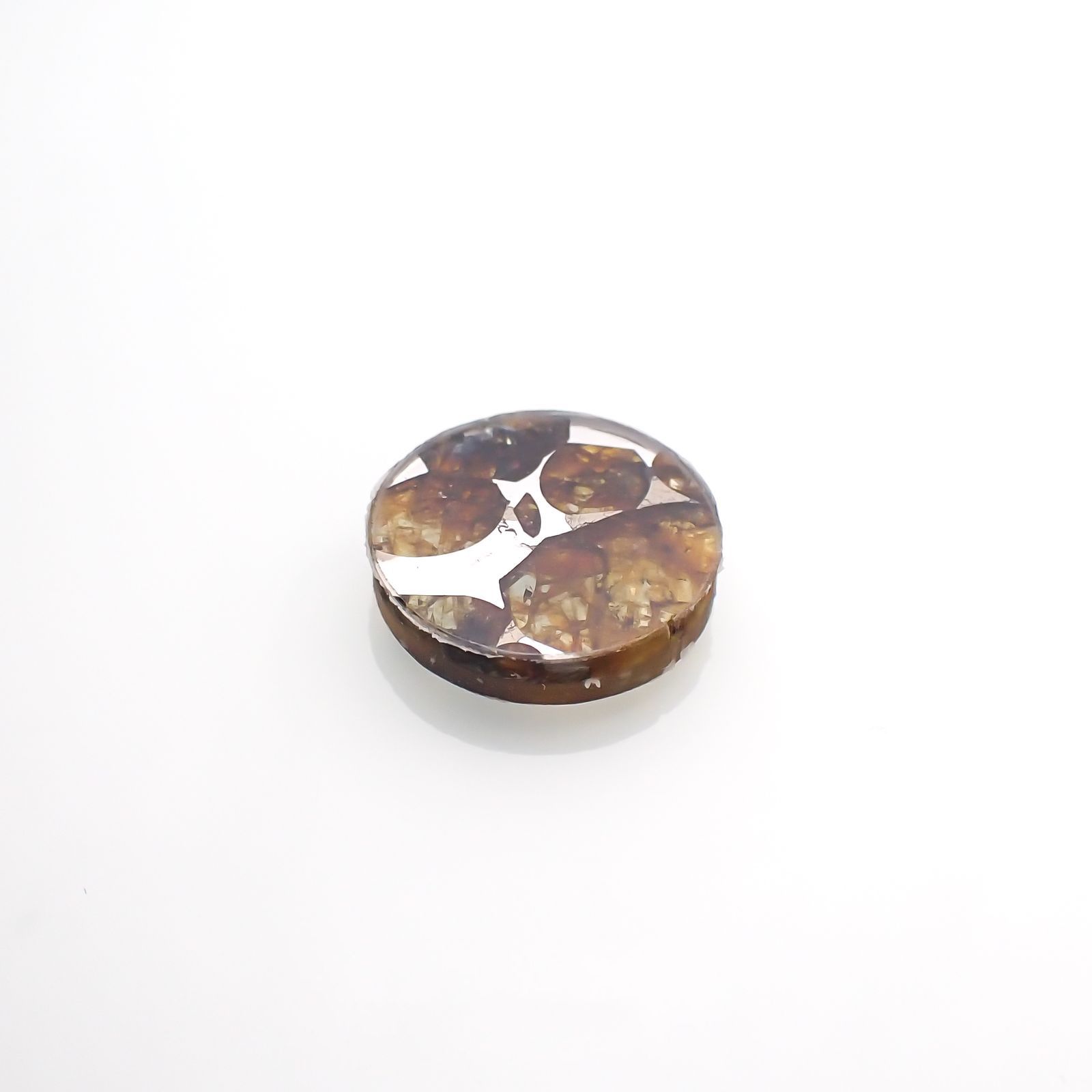 パラサイト隕石Sericho トリプレット 発見地：ケニア 4.00ct[220114154]12.2x12.2mm前後