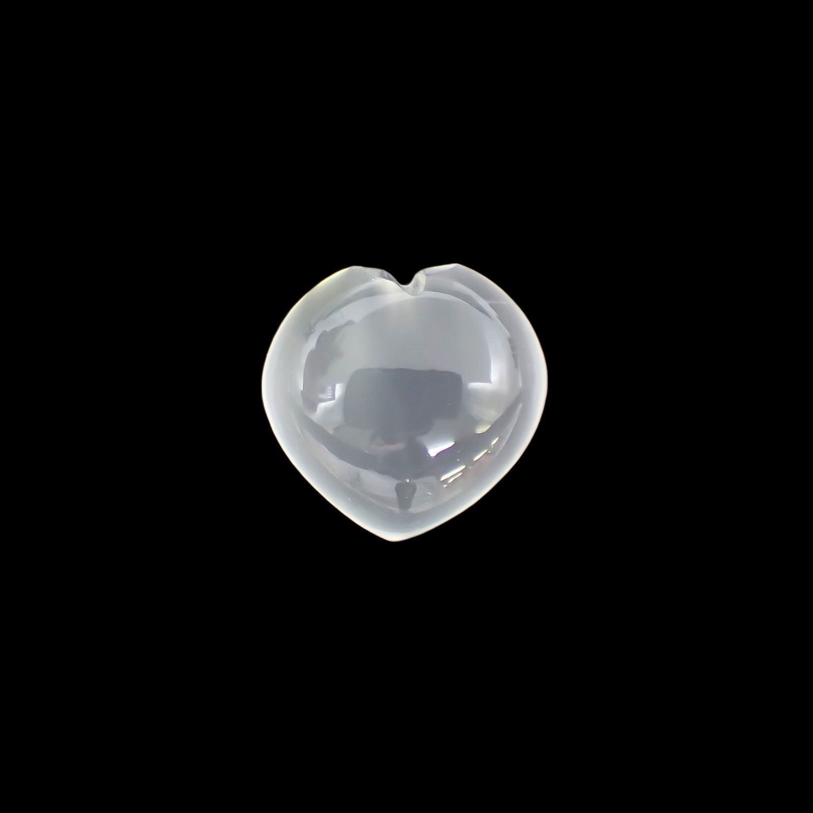 ムーンストーンキャッツアイ(宝石名ムーンストーン・キャッツアイ) インド産 識別済 3.32ct / 9.5x9.8mm前後 [260212733]