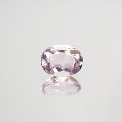 ピンクフローライト(宝石名フルオライト)ブラジル産 1.47ct 識別済[220115128]7.9x6.1mm前後