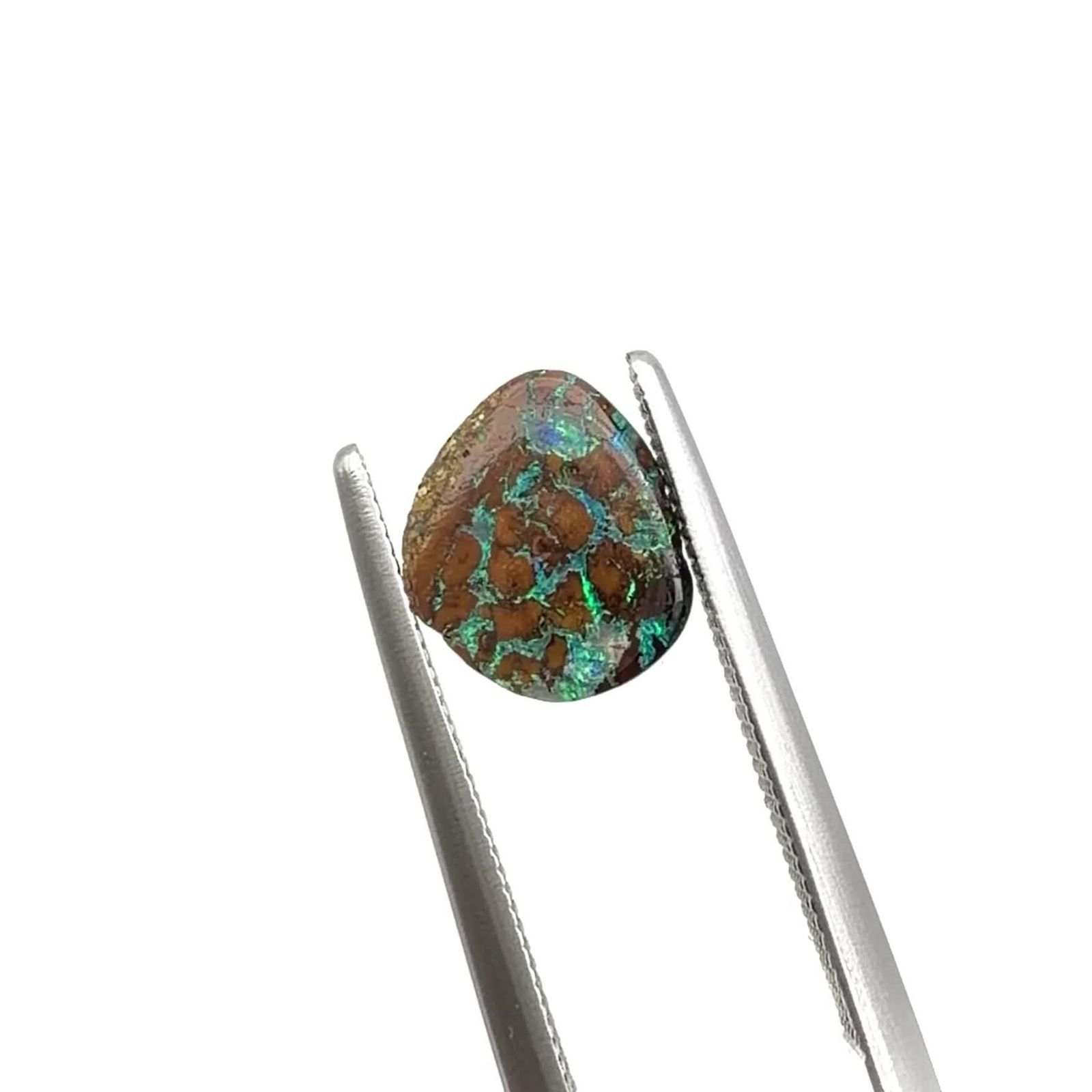 ボルダーオパール オーストラリア産 0.87ct / 8.8x7.7mm前後