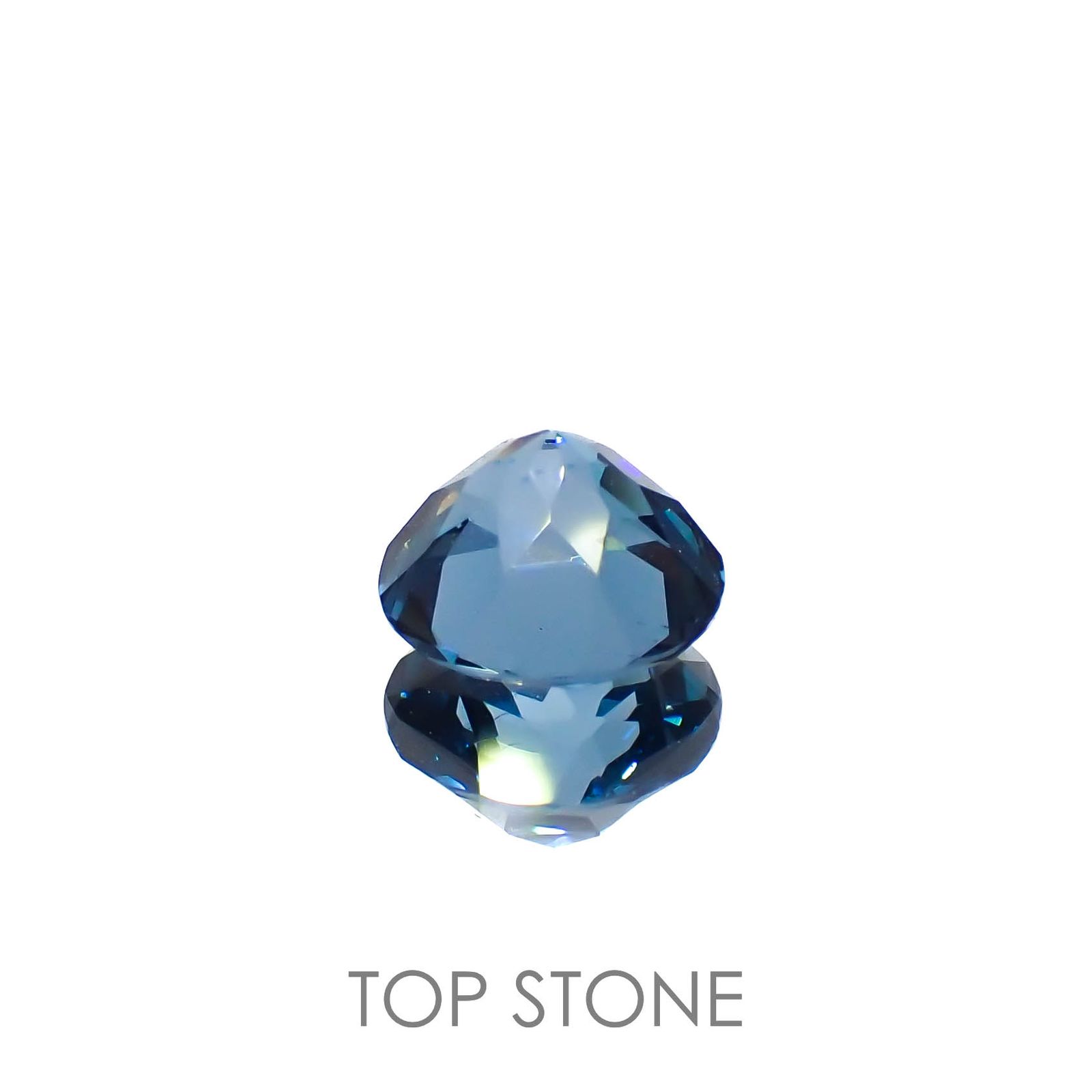 ロンドンブルートパーズ ブラジル産 1.60ct[221219307]7.1x7.1mm前後
