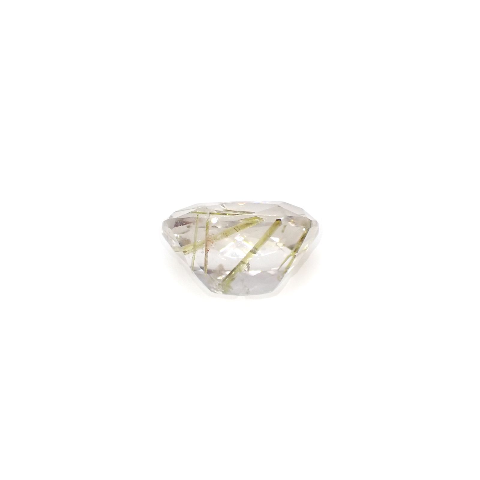 エピドートインクォーツ ブラジル産 3.64ct[240427292]10.5x9mm前後