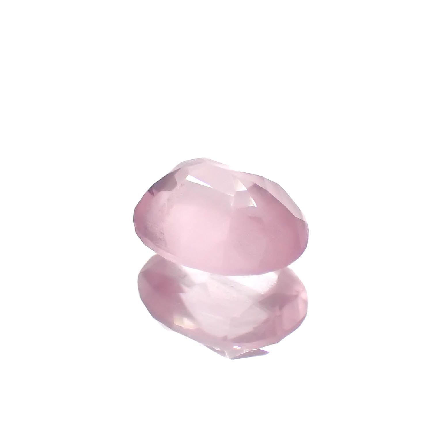 シルキーピンクスピネル(宝石名スピネル)タンザニア産 0.38ct 識別済[240219489]4.9x3.8mm前後