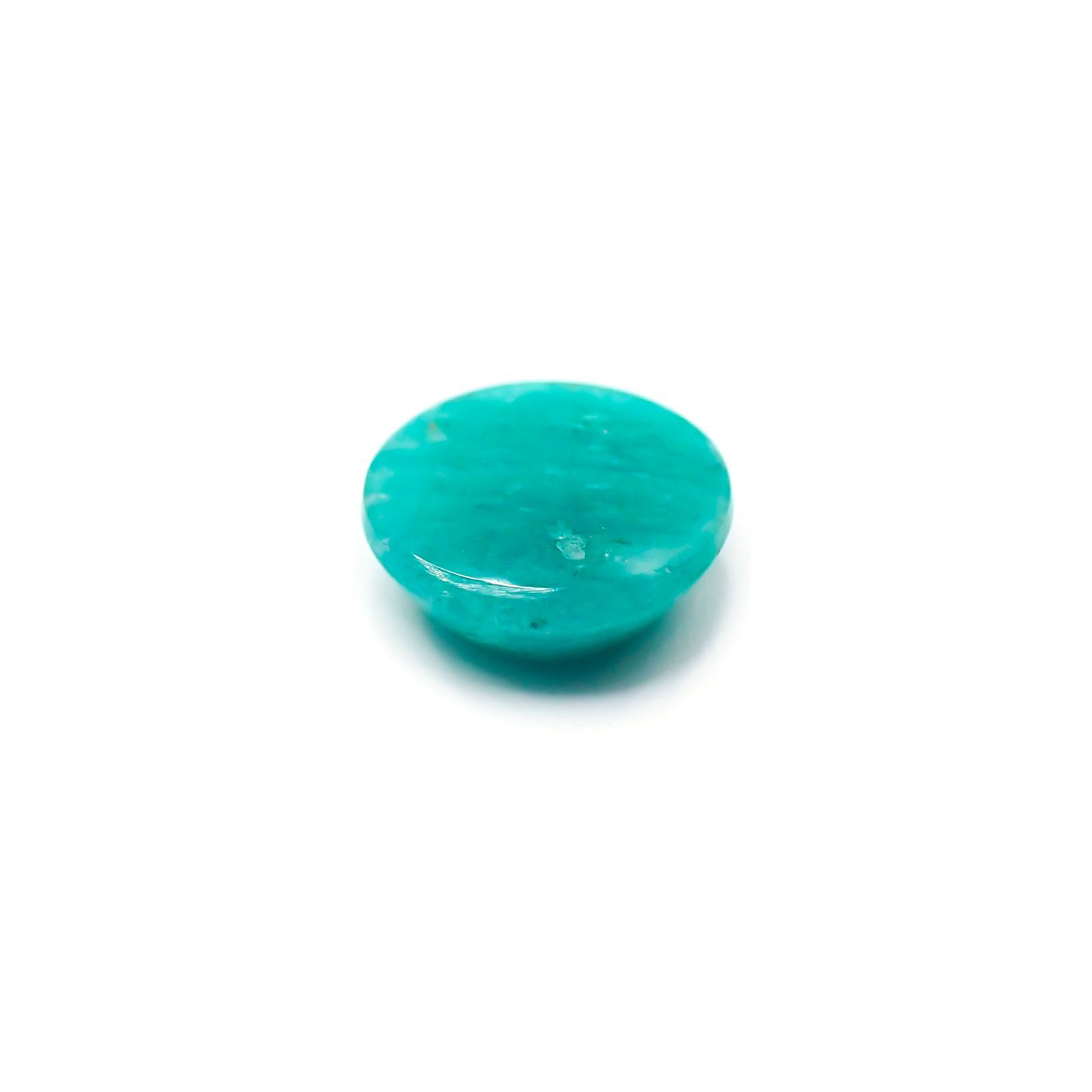 マトリックスアマゾナイト(アマゾナイトインクォーツ/フェルドスパー) ブラジル産 3.67ct[230823088]11x11mm前後