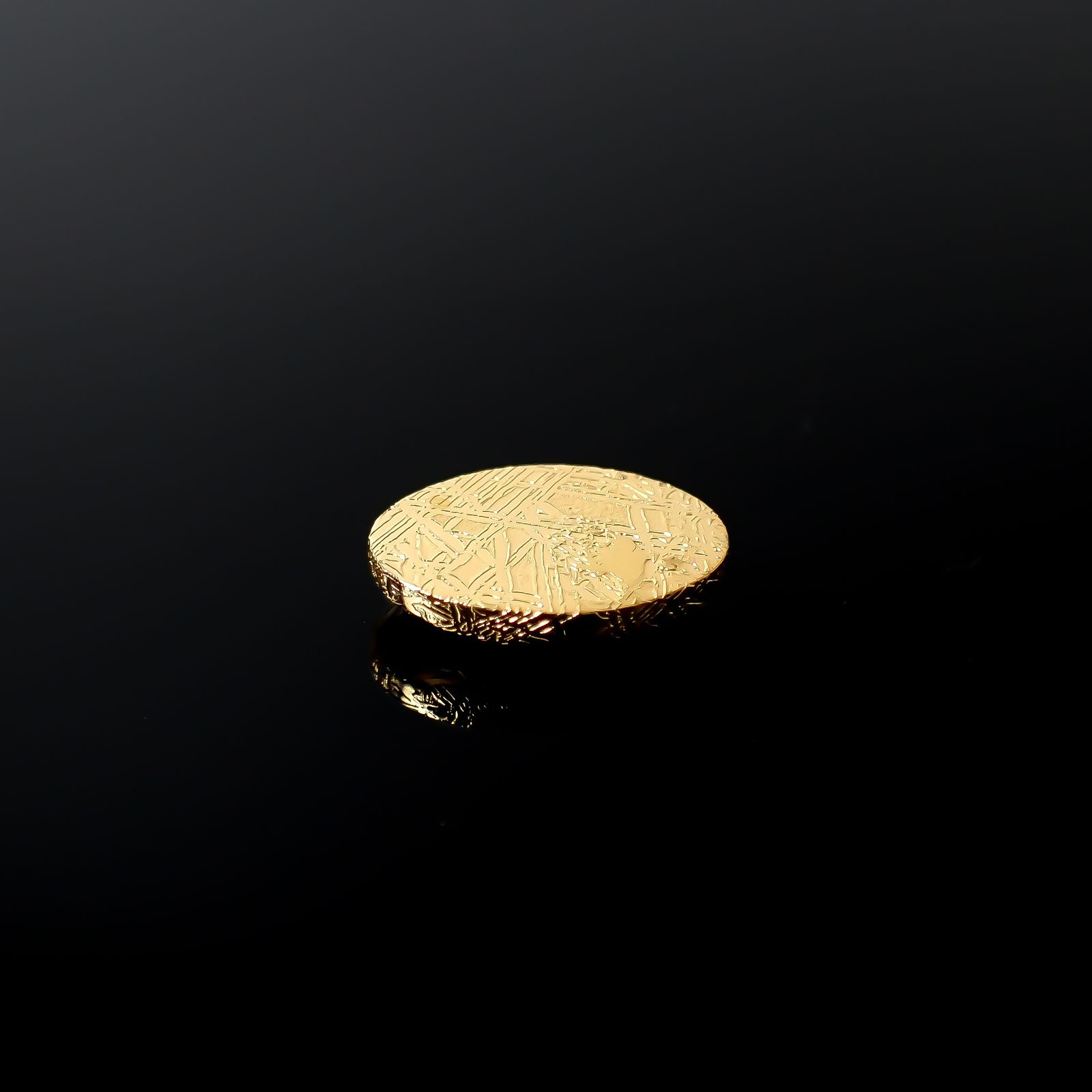 ムオニナルスタ隕石 発見地:スウェーデン 9.42ct[240125813]13.6x9.7mm前後