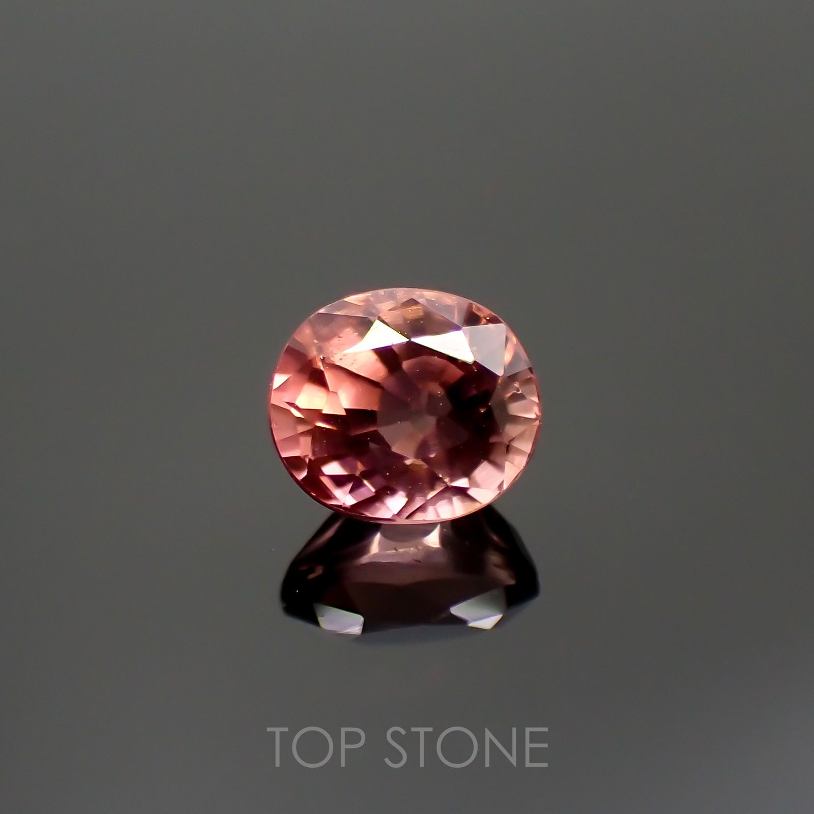 ローズピンクトルマリン(宝石名ピンク・トルマリン)ブラジル/アフリカ産 0.84ct 識別済[220114866]5.9x5.1mm前後