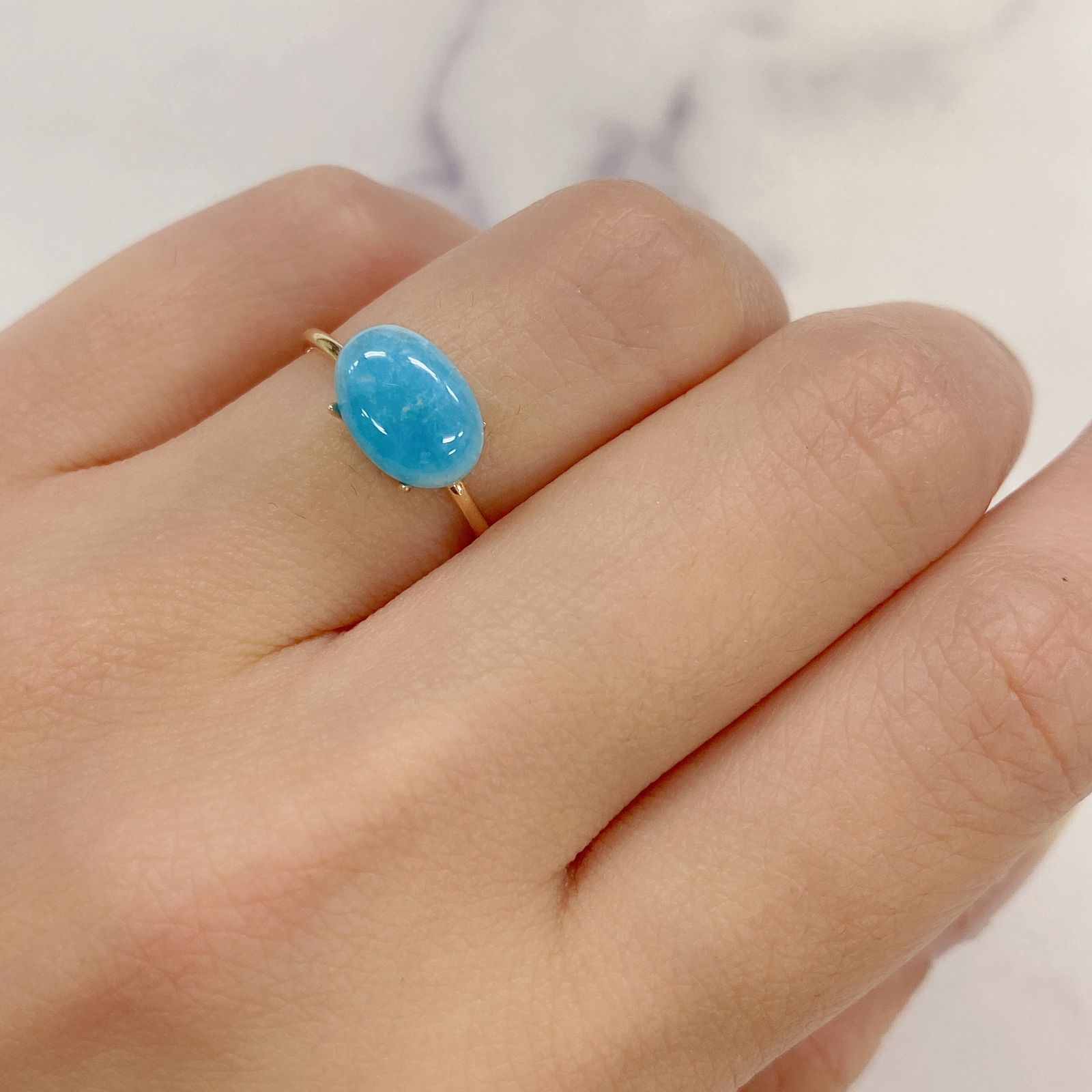 ヘミモルファイト(宝石名ヘミモルファイト)コンゴ民主共和国産 2.71ct 識別済[230522000]9.9x7.1mm前後