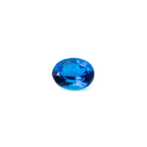 ディープブルーアパタイト マダガスカル産 0.39ct / 4.9x3.8mm前後 [260732602]