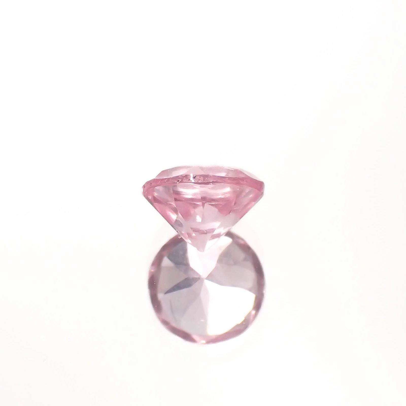 シルキーピンクスピネル タンザニア産 0.45ct[230421582]4.5x4.5mm前後