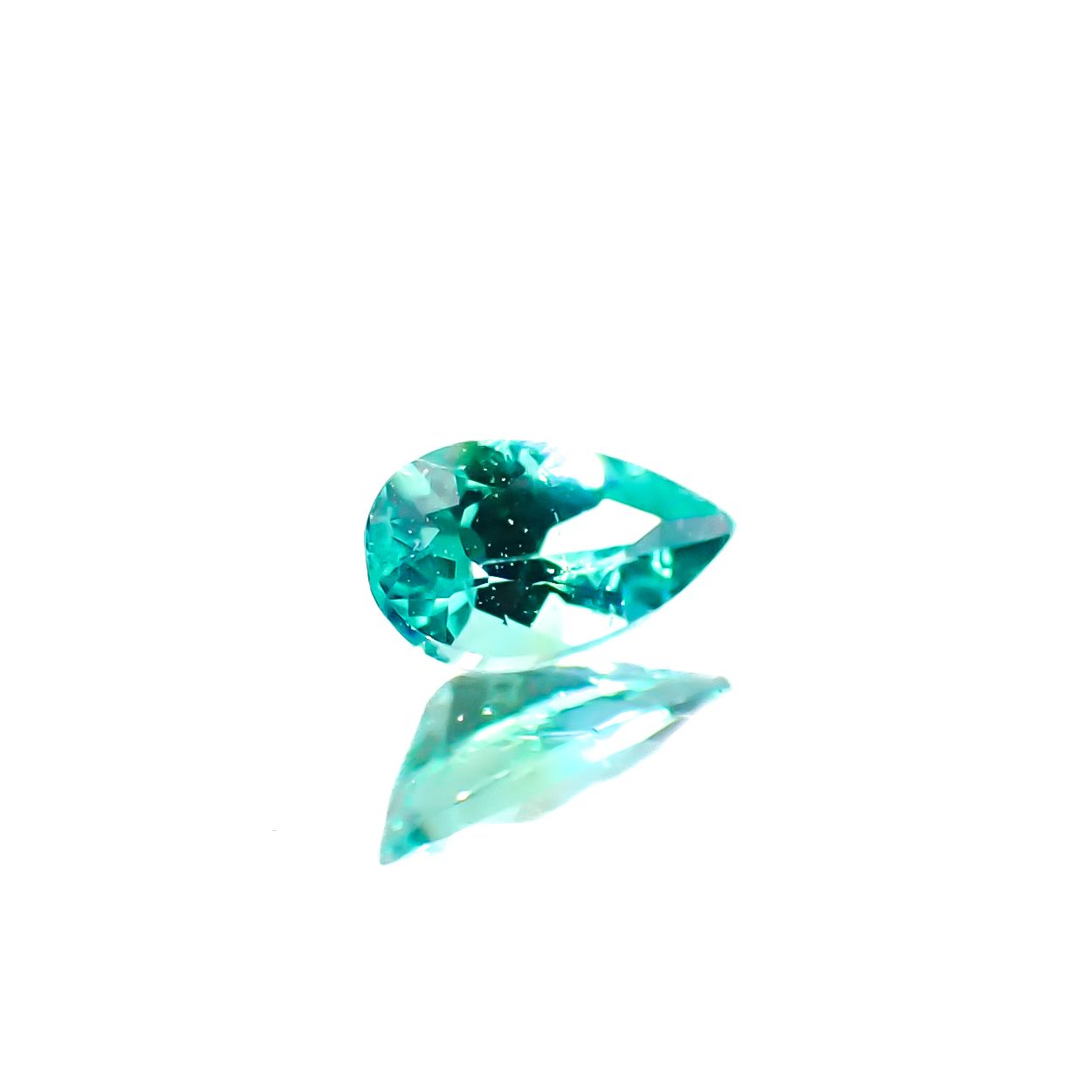 パライバトルマリン ブラジル・ムルング鉱山産 0.10ct[240928754]4.3x2.4mm前後