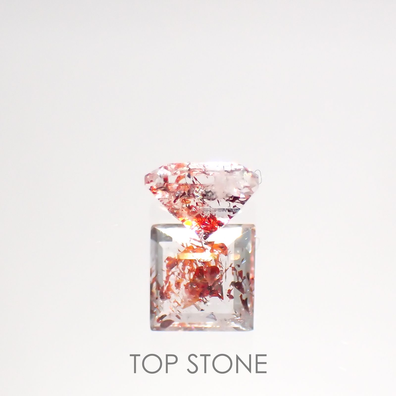 ファイヤークォーツ ナイジェリア産 1.18ct[220114765]6.3x6.2mm前後