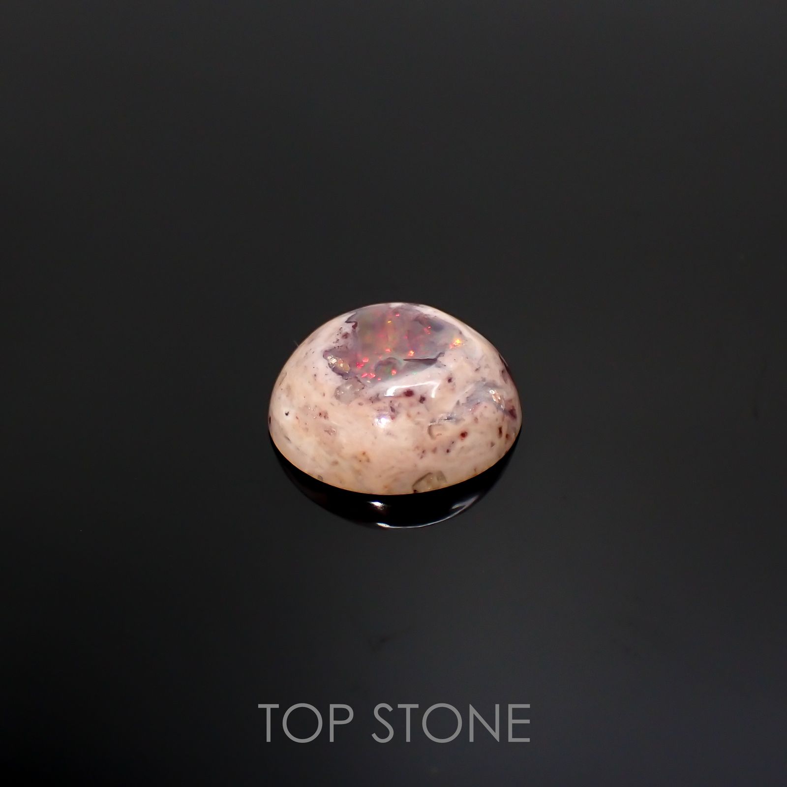 カンテラオパール メキシコ産 6.18ct[220115303]13.8x13.4mm前後