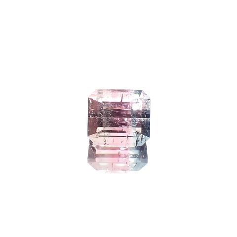 バイカラートルマリン アフガニスタン産 2.00ct [241029399]6.8x6.1mm前後