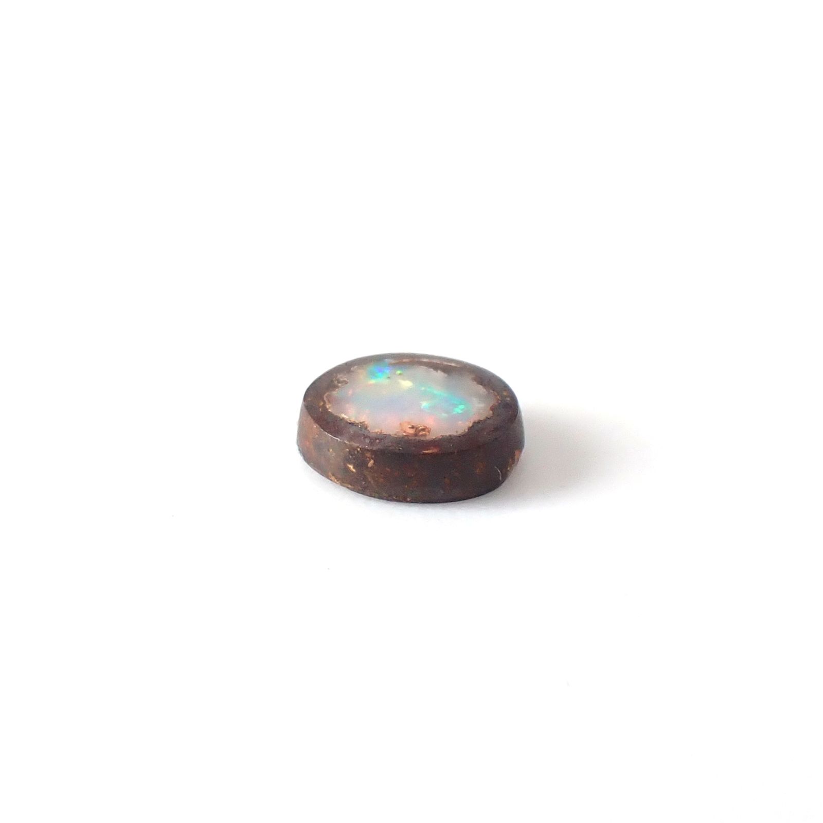 ウッドオパール オーストラリア産 0.39ct / 5.5x5mm前後 [251031196]