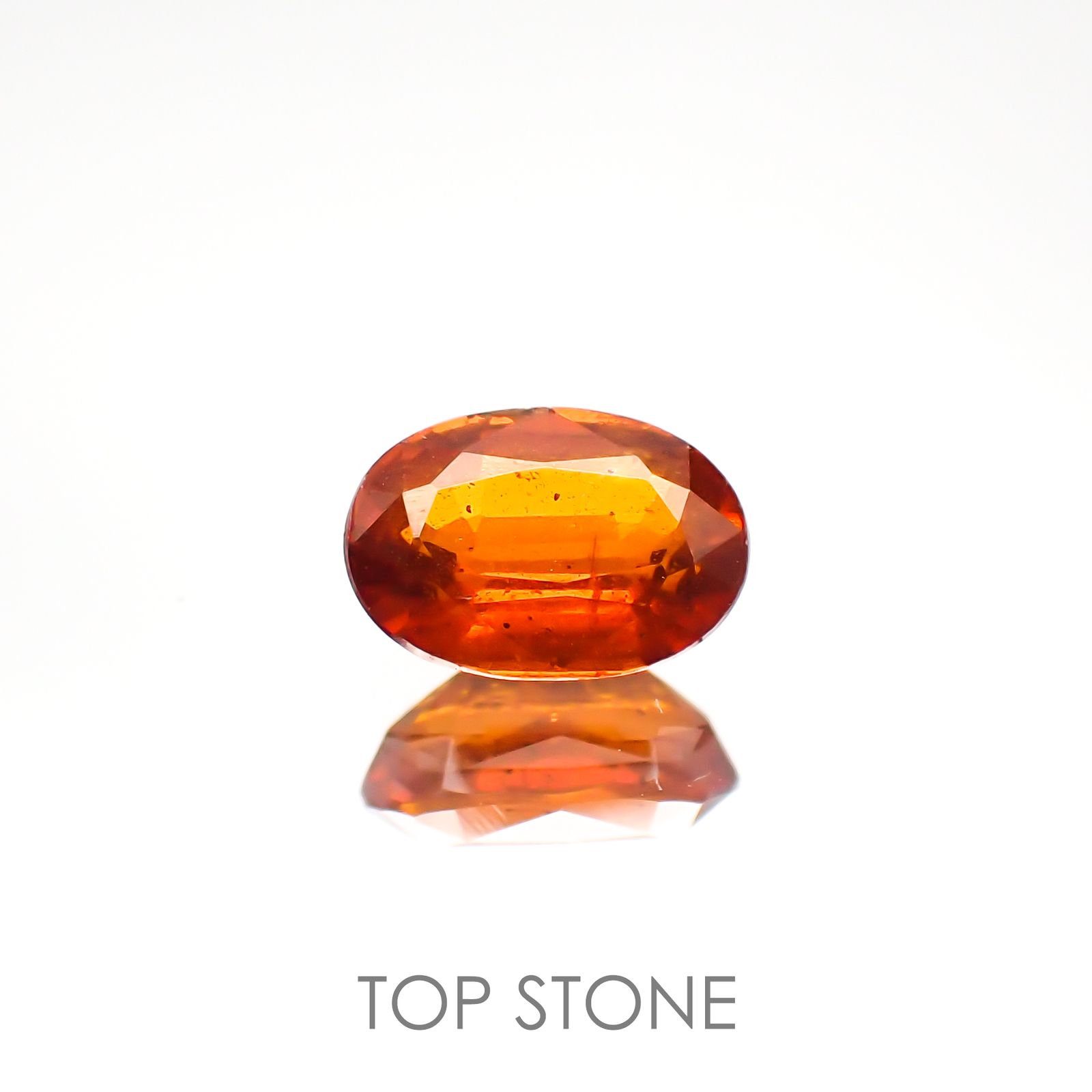 オレンジカイヤナイト(宝石名カイヤナイト) ネパール産 0.95ct 識別済[210812448]7×4.8mm前後 | TOP  STONE(トップストーン)