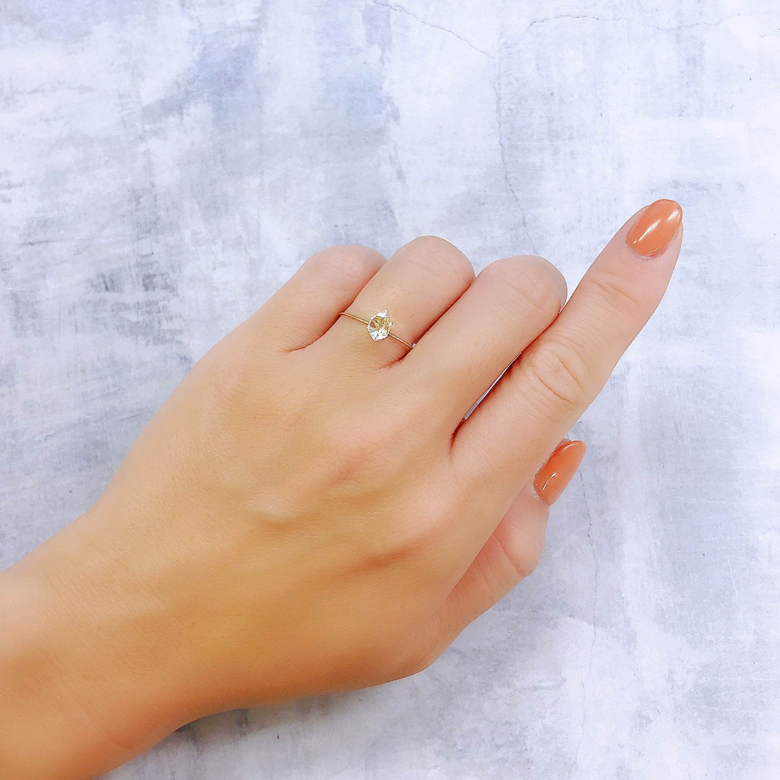 ◇カスタムカット◇オイルインクォーツ パキスタン産 0.60ct[221018542]7x4.4mm前後