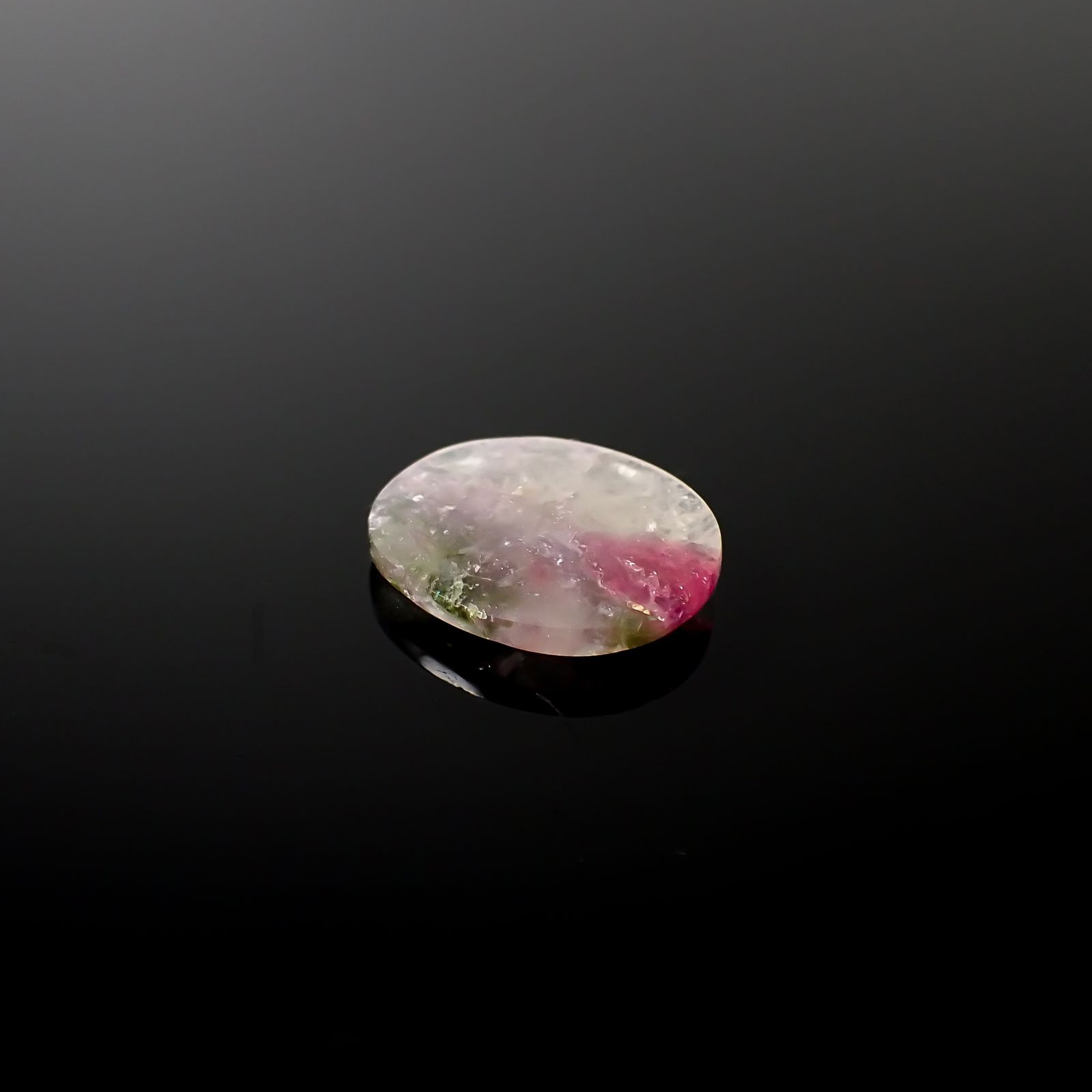 ウォーターメロントルマリンインクォーツ ブラジル産 9.79ct[240427188]19.1x16.2mm前後