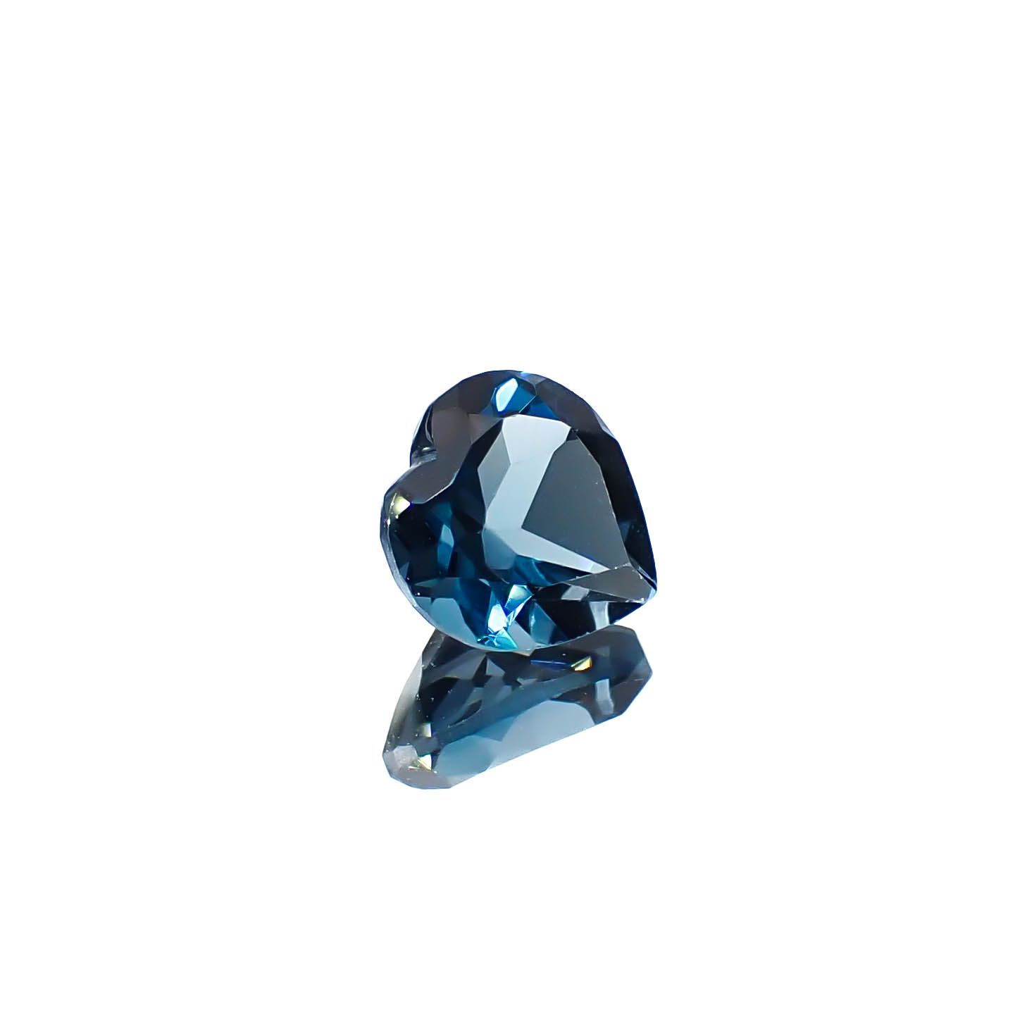 ロンドンブルートパーズ ブラジル産 1.51ct / 7.1x7.1mm前後 [250931125]