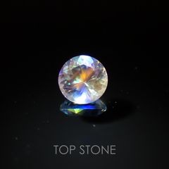 レインボームーンストーン(アンデシンラブラドライト) マダガスカル産 ルース 0.3ct[210310115]4.6×4.6mm前後