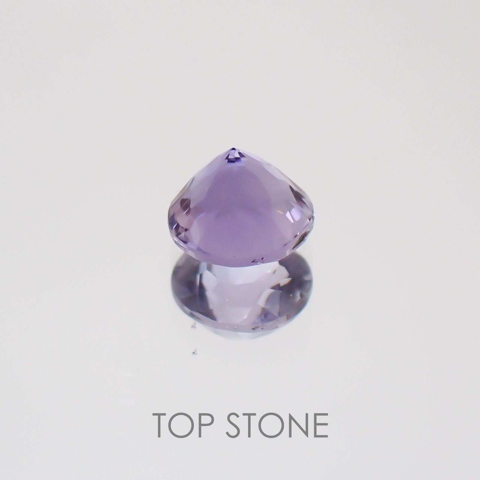 マリアライト(宝石名パープル・スキャポライト) スリランカ産 0.41ct 識別済[21038941]4.7×4.7mm前後