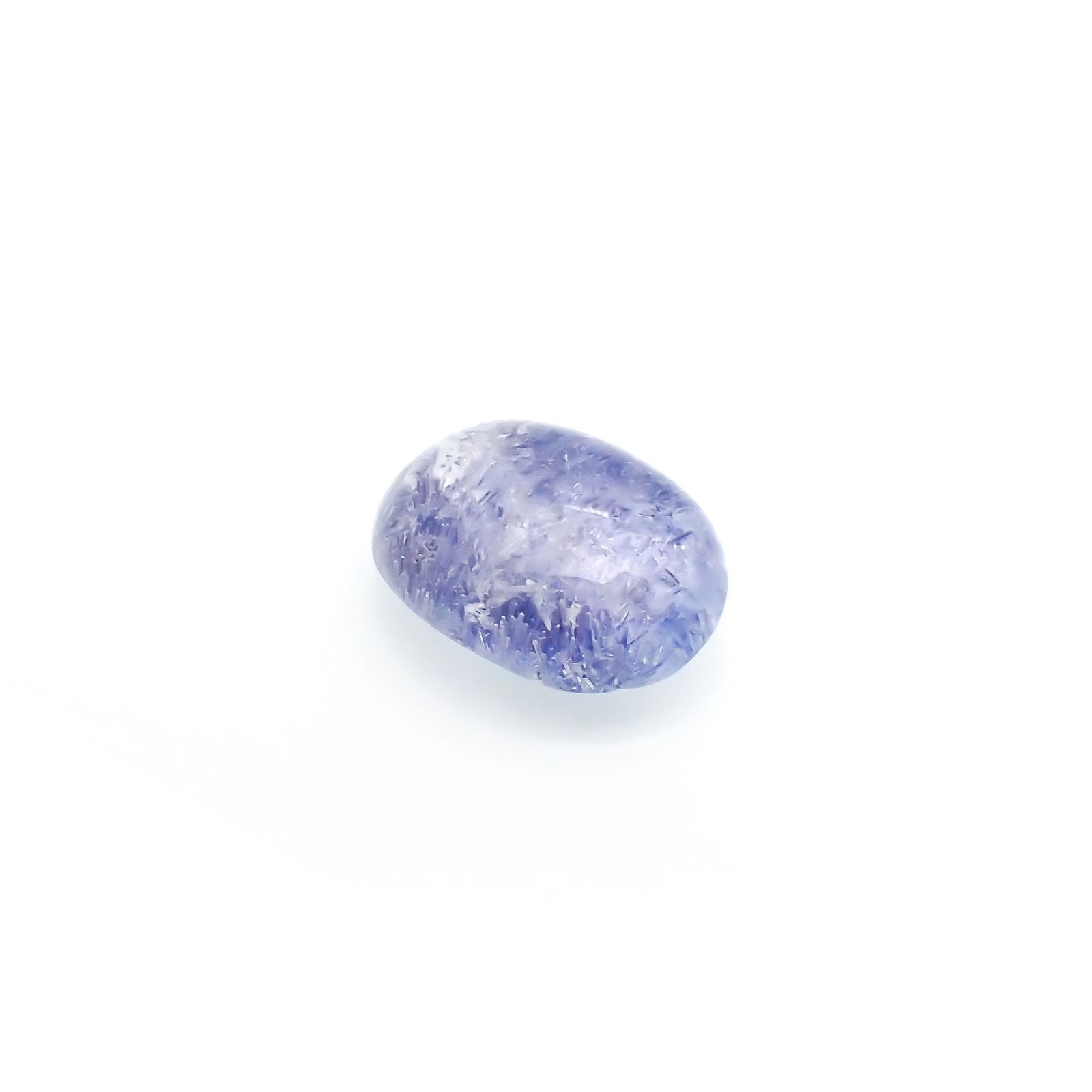 デュモルチェライトインクォーツ ブラジル産 1.93ct [220115282]9.7x7.2mm前後