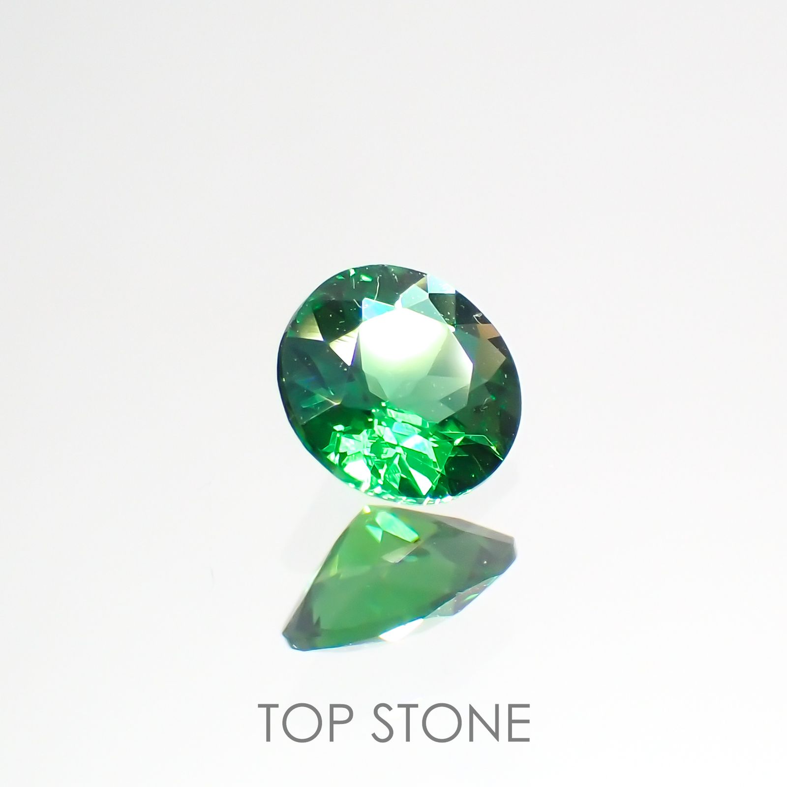 クロムトルマリン タンザニア産 0.24ct[220114165]4.2x4.2mm前後