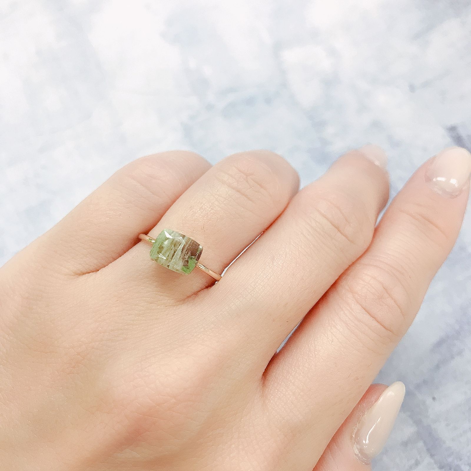 ゼブラトルマリン ブラジル産 1.76ct[220515928]8.1x6.3mm前後