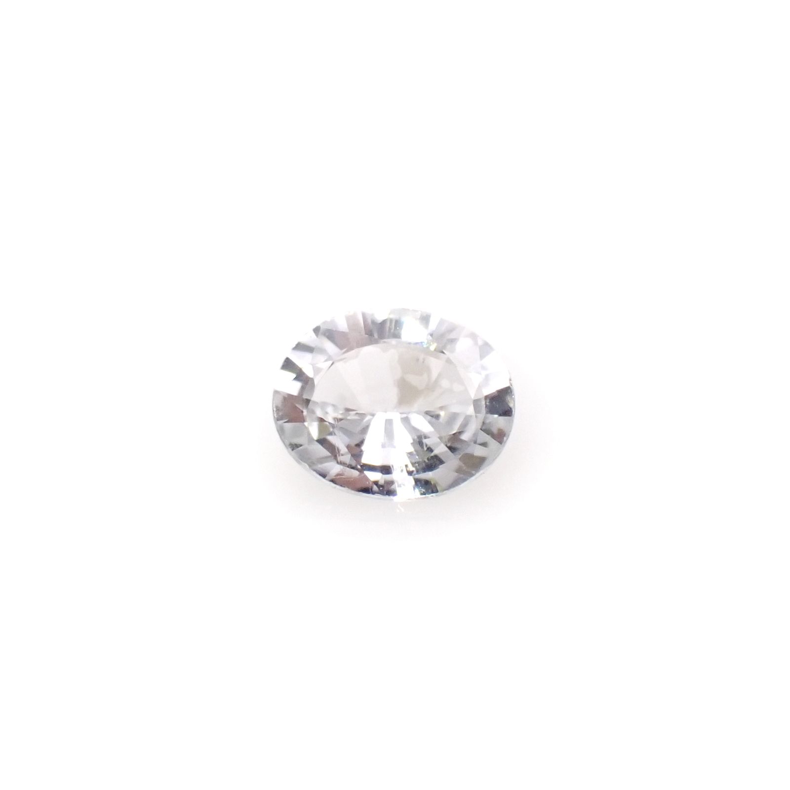 カラーレスサファイア スリランカ産 0.63ct[240527486]6.1x5mm前後