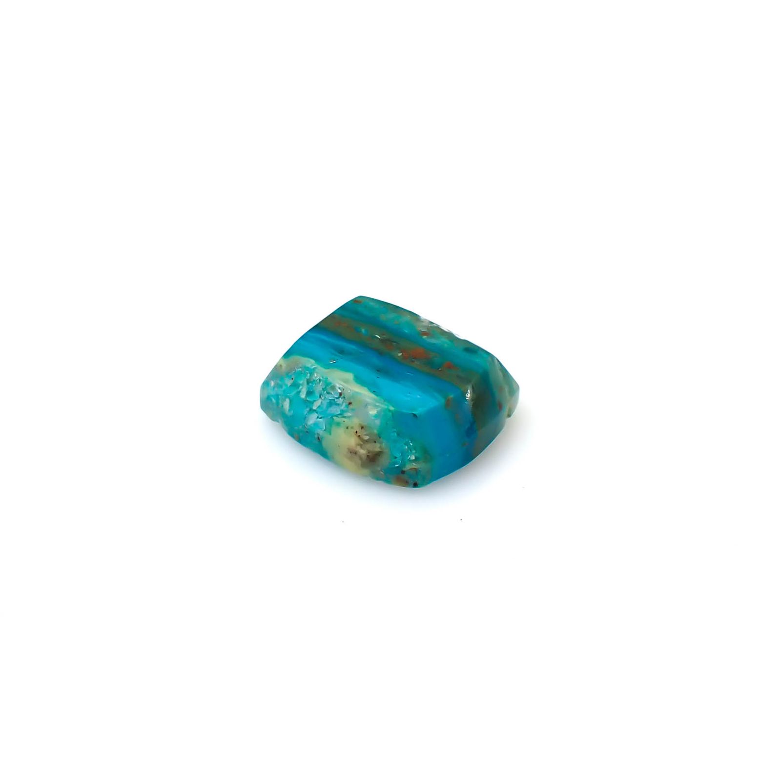 ブルーオパール ペルー産 5.88ct [250430258]12.7x11.6mm前後