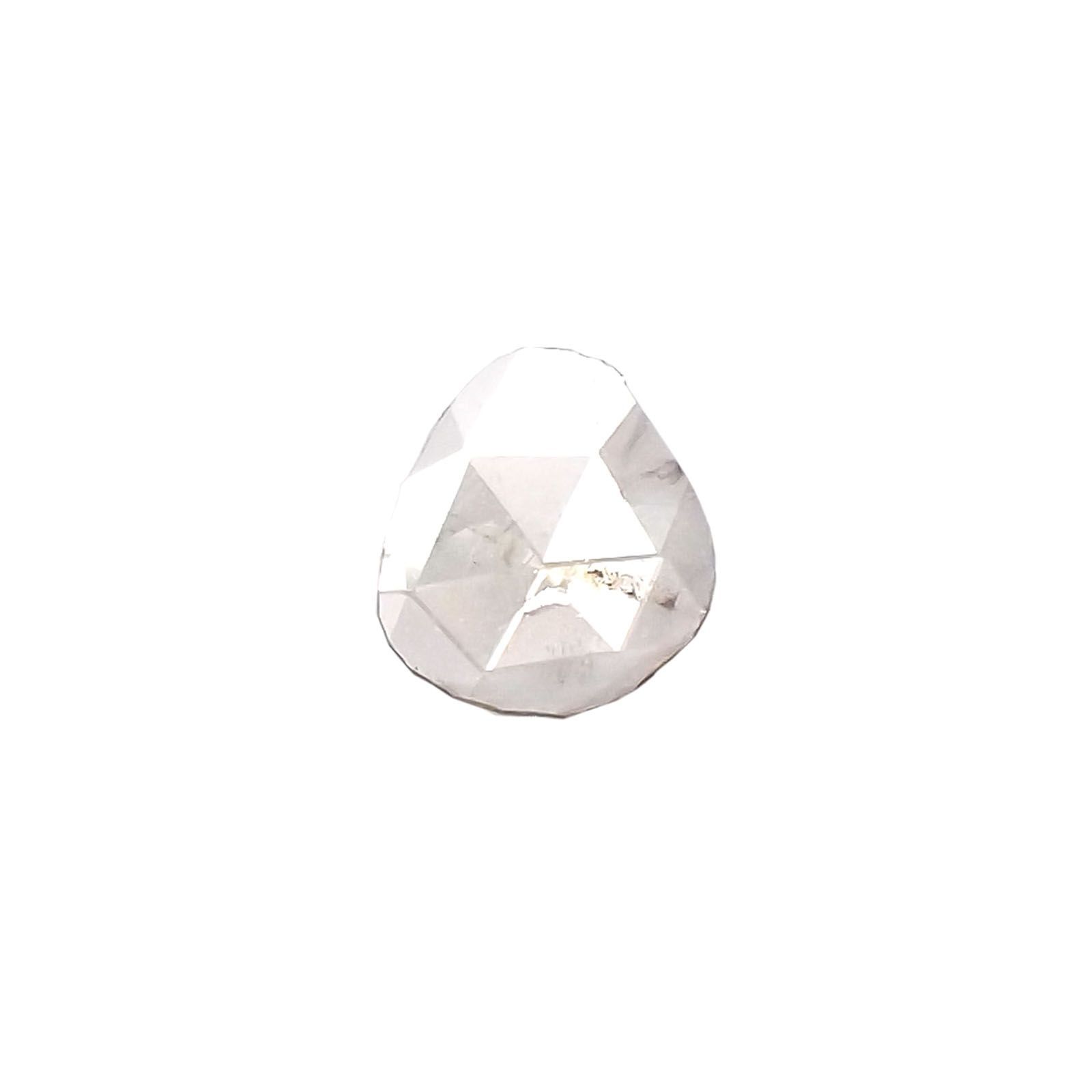 スライスダイヤモンド 南アフリカ産 原石・結晶 0.16ct[21036563]6.2×5.6mm前後