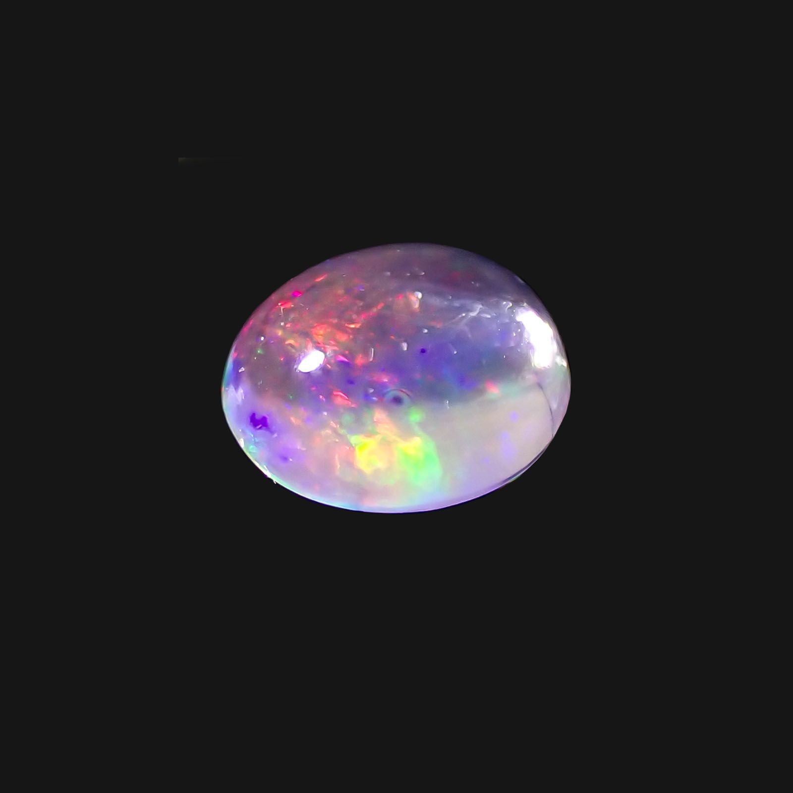 ウォーターオパール(宝石名ウォーター・オパール)メキシコ産 0.33ct 識別済[231124130]5.3x5mm前後
