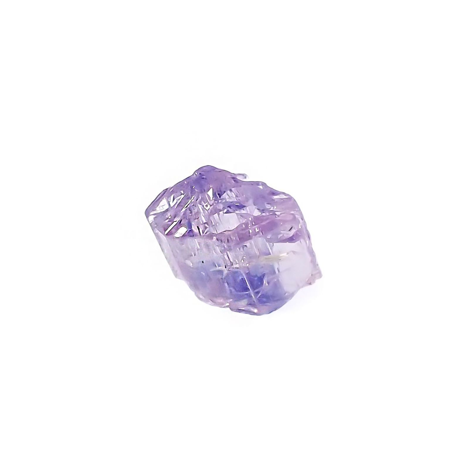 バイカラータンザナイト 原石 タンザニア産 3.52ct / 10.1x8.9mm前後 [260424985]