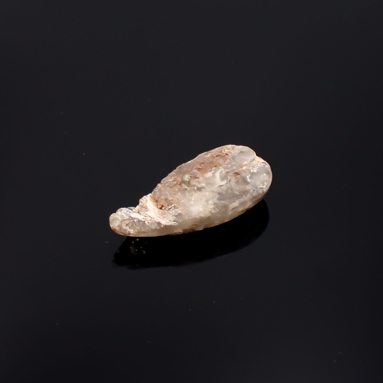 ホワイトガーデンクォーツ ブラジル産 43.08ct[230722648]39.3x18mm前後