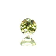 パロットクリソベリル(宝石名クリソベリル)インド産 0.12ct 識別済[220114520]2.7x2.7mm前後
