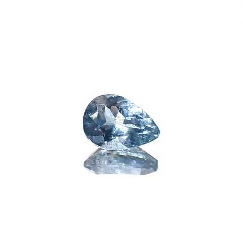 アクアマリン サンタマリアカラー マダガスカル産 0.58ct[240326965]6.8x4.8mm前後