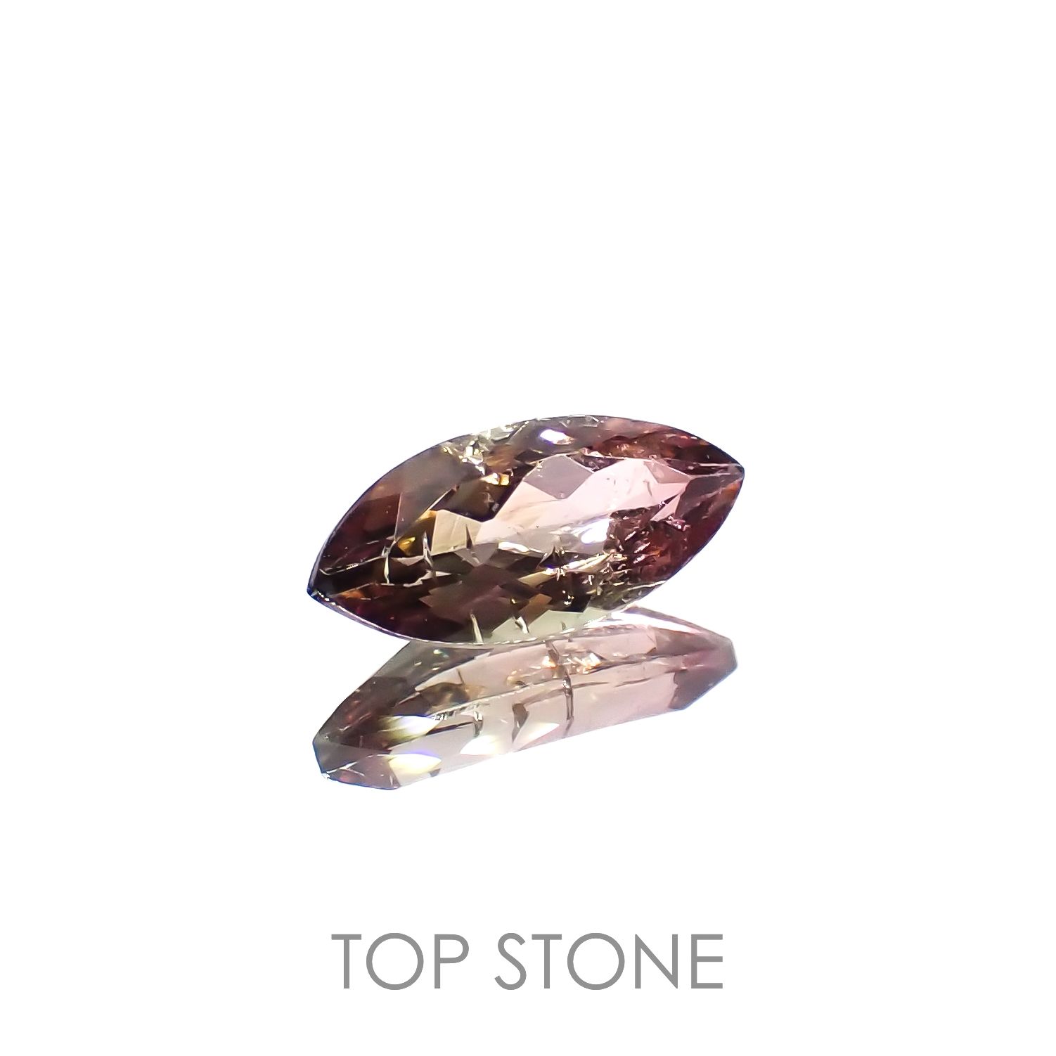 バイカラートルマリン ブラジル産 0.95ct[230220400]9.9x4.6mm前後