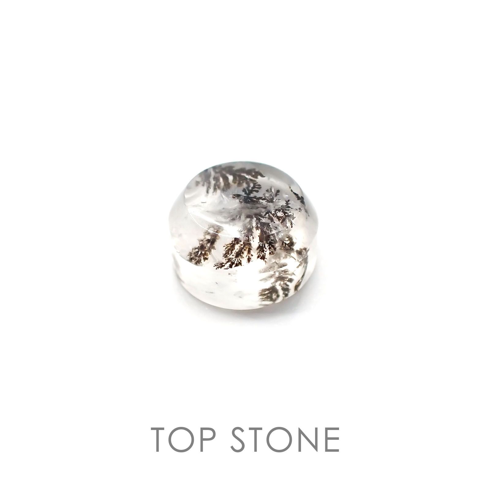 デンドリチッククォーツ ブラジル産 ルース 1.6ct[20106746]6.6×6.6mm前後