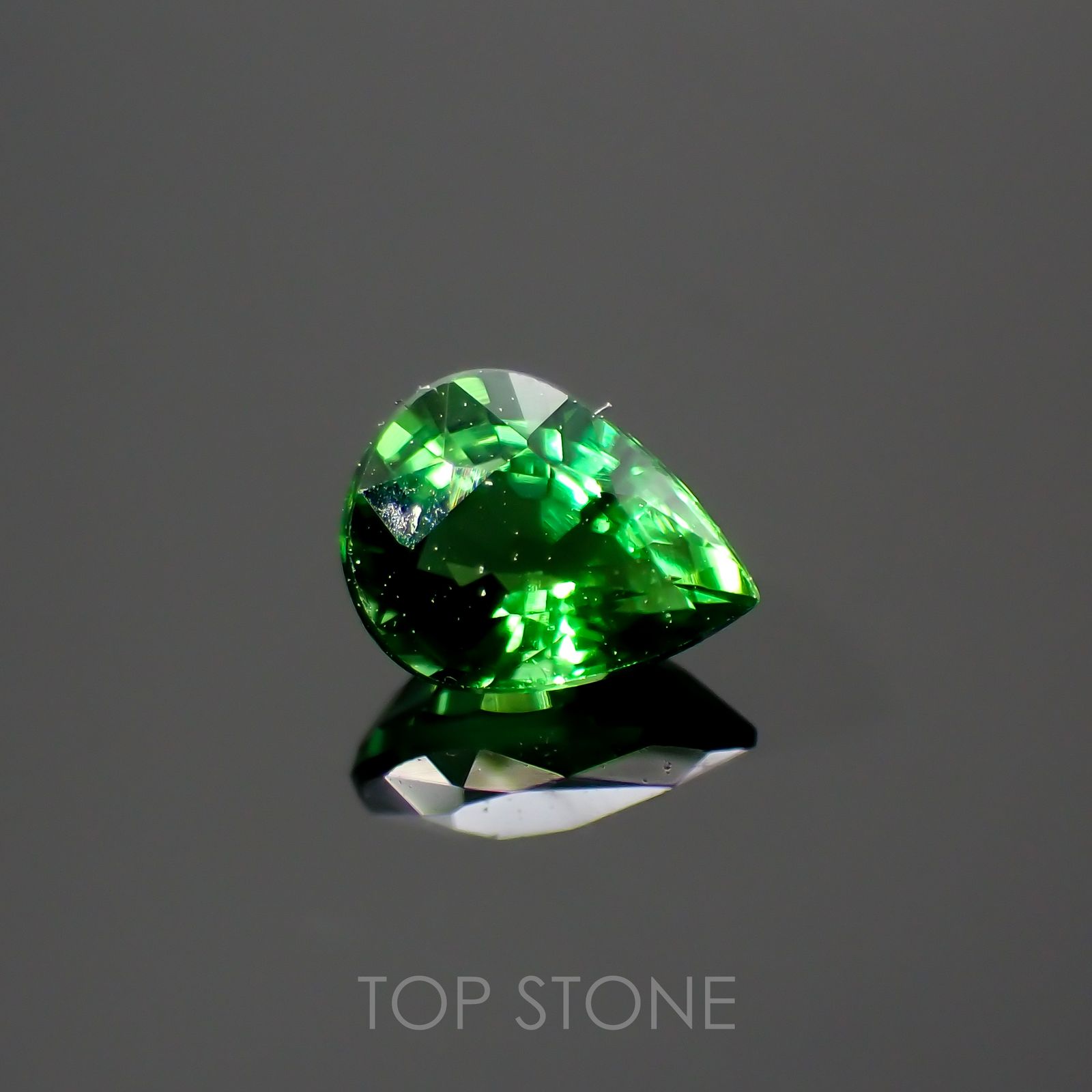 クロムトルマリン タンザニア産 0.23ct[220114161]4.5x3.5mm前後