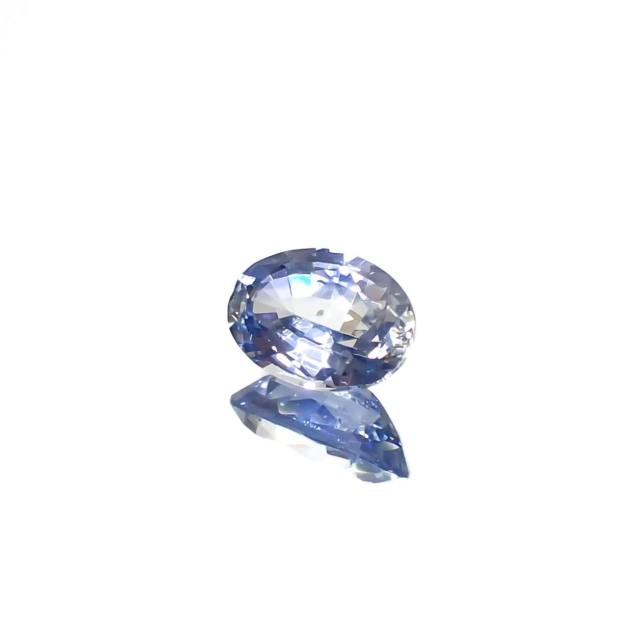アイスブルーサファイア スリランカ産 0.50ct[230722691]5.8x3.9mm前後