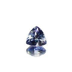 バイカラータンザナイト(宝石名タンザナイト)タンザニア産 1.92ct 識別済[231224809]7.7x7.6mm前後