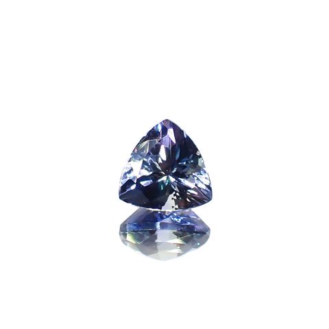 バイカラータンザナイト(宝石名タンザナイト)タンザニア産 1.92ct 識別済[231224809]7.7x7.6mm前後