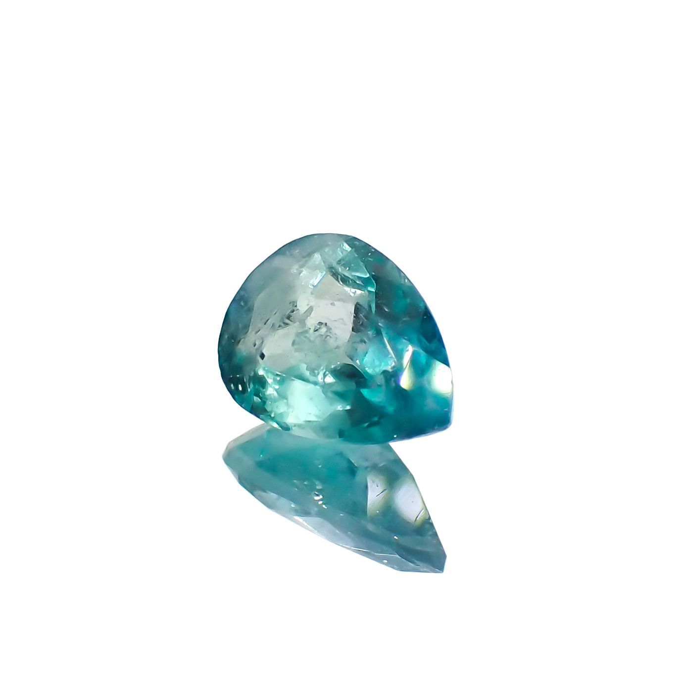 ユークレース(宝石名ブルー・ユークレース)コロンビア産 0.513ct ソ付(彩珠)[221018848]6.4x4.7mm前後