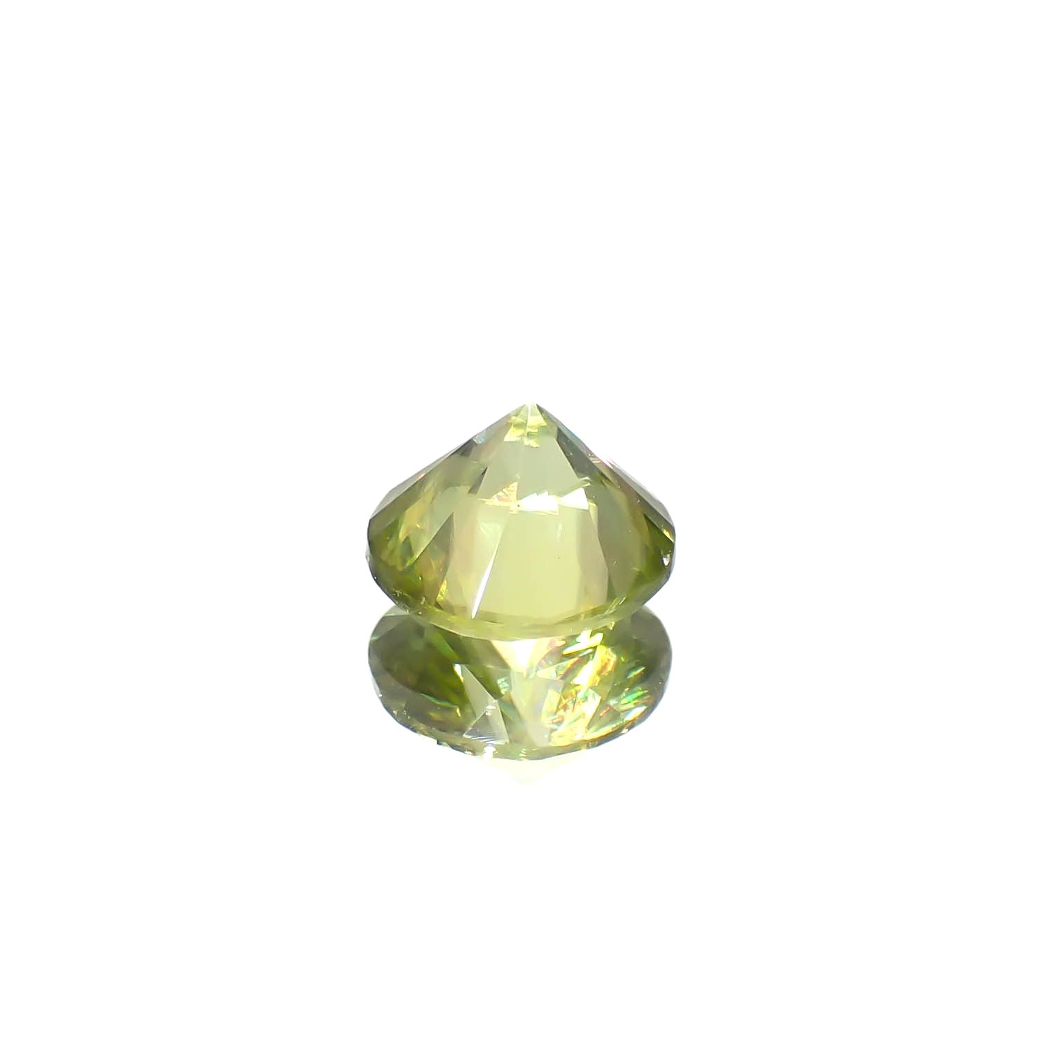 スフェーン(宝石名スフェーン)マダガスカル産 0.99ct 識別済[240627947]6.1x6.1mm前後