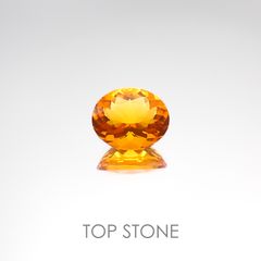 ファイヤーオパール(宝石名ファイヤー・オパール) メキシコ産 1.38ct 識別済[20117523]9.1×7.5mm前後