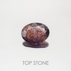ブラッドショットアイオライト インド産 ルース 0.87ct[210310446]8.4×6.3mm前後